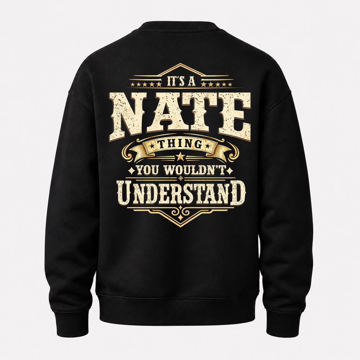 NATE HH-F003–Personalized Name Quote Apparel “It’s an NAME Thing You Wouldn’t Understand”