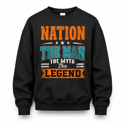 NATION HH F007 The Man The Myth The Legend Personalized Shirt – Gift for Men