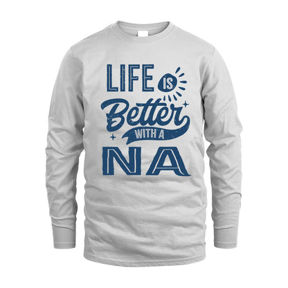 NA HH88-K2–Personalized Name Quote T-Shirt Life Is Better With Unisex Gift