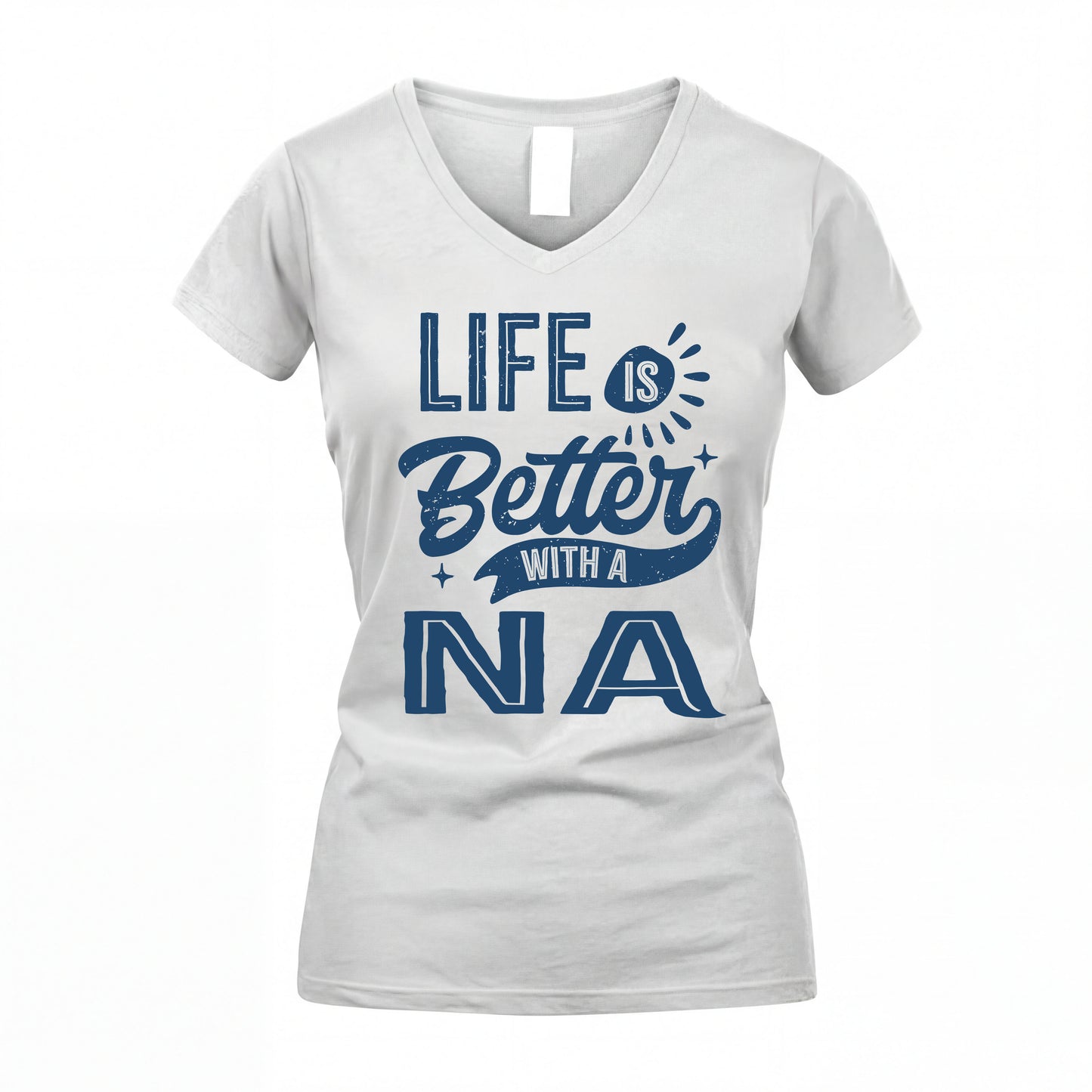 NA HH88-K2–Personalized Name Quote T-Shirt Life Is Better With Unisex Gift
