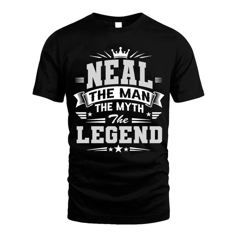 NEAL HH F004 The Man The Myth The Legend Personalized Shirt – Gift for Men
