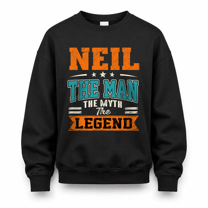 NEIL HH F007 The Man The Myth The Legend Personalized Shirt – Gift for Men