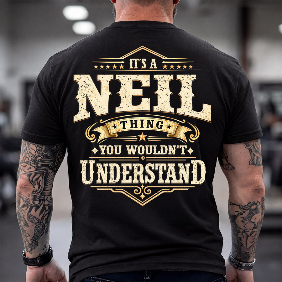 NEIL HH-F003–Personalized Name Quote Apparel “It’s an NAME Thing You Wouldn’t Understand”