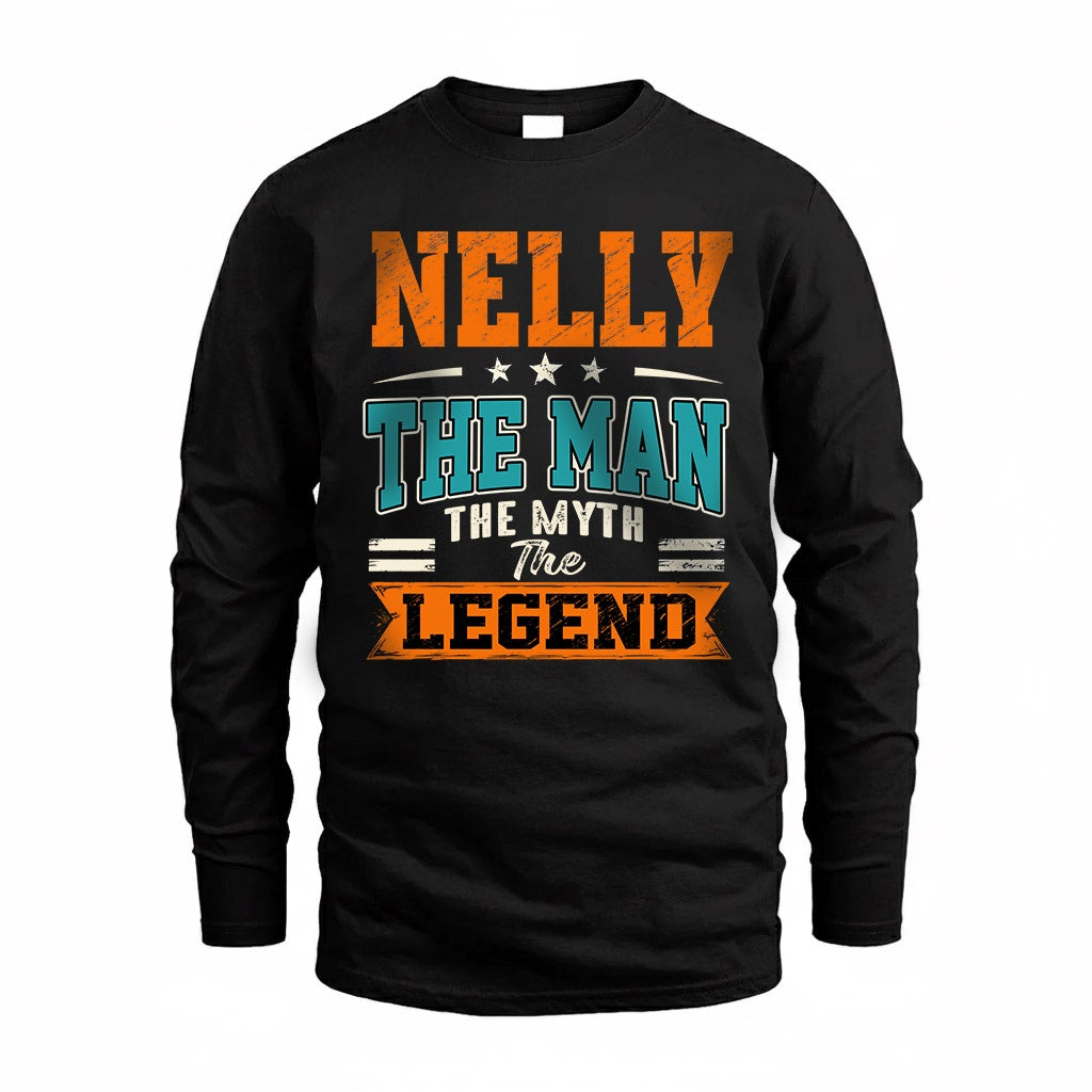 NELLY HH F007 The Man The Myth The Legend Personalized Shirt – Gift for Men