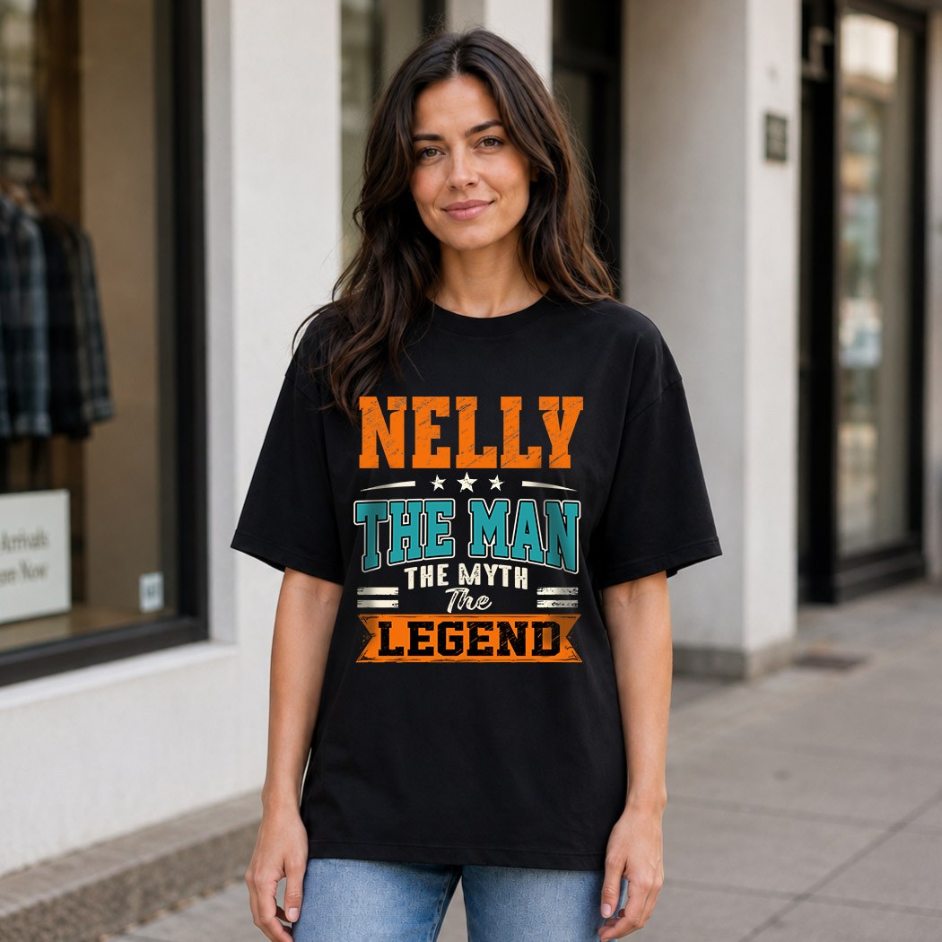 NELLY HH F007 The Man The Myth The Legend Personalized Shirt – Gift for Men