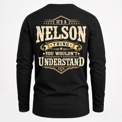 NELSON HH-F003–Personalized Name Quote Apparel “It’s an NAME Thing You Wouldn’t Understand”