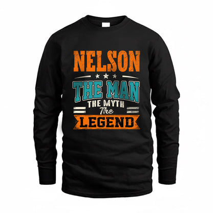 NELSON HH F007 The Man The Myth The Legend Personalized Shirt – Gift for Men