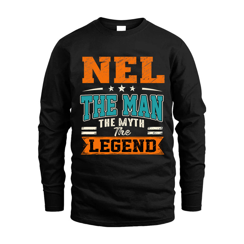 NEL HH F007 The Man The Myth The Legend Personalized Shirt – Gift for Men