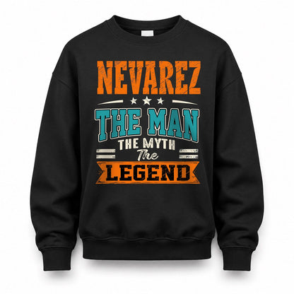 NEVAREZ HH F007 The Man The Myth The Legend Personalized Shirt – Gift for Men