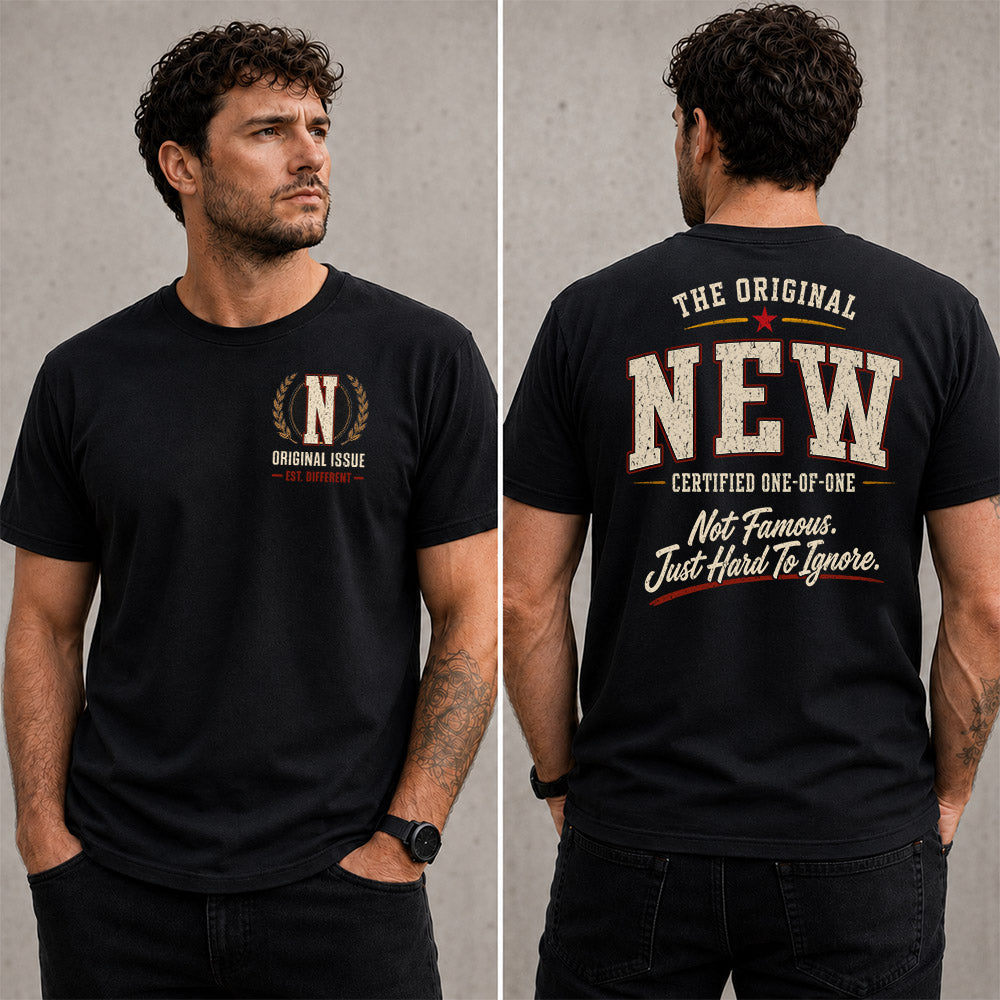 NEW W65-F6-168 – Personalized Original Issue Apparel “The Original NAME Certified One-of-One"
