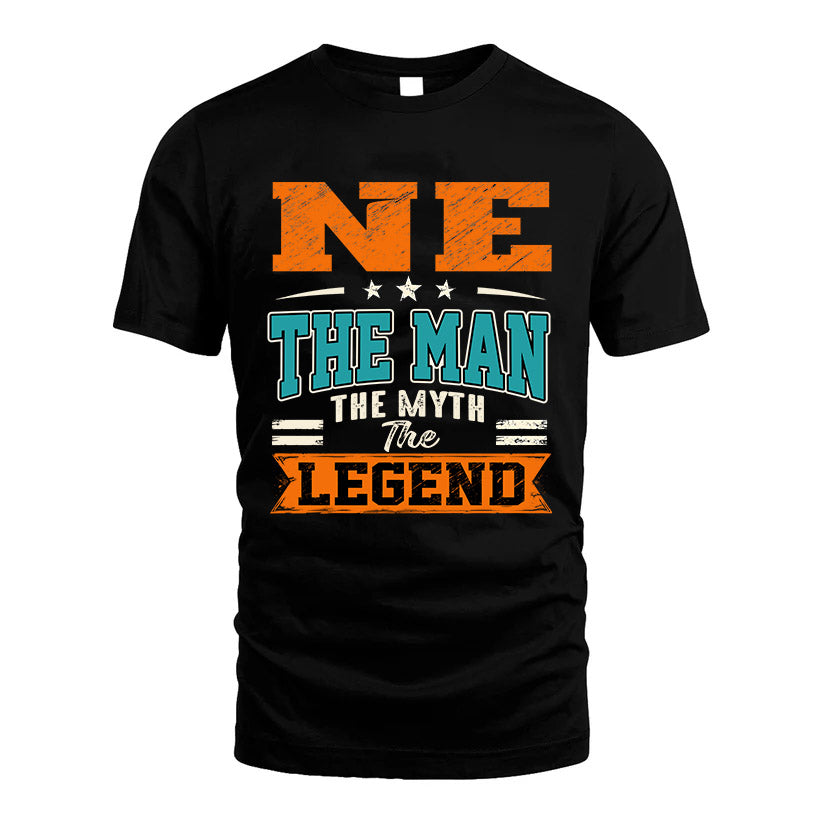 NE HH F007 The Man The Myth The Legend Personalized Shirt – Gift for Men
