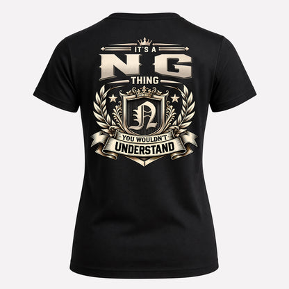 NG HH-F006 Thing Personalized Name T Shirt – You Wouldn’t Understand