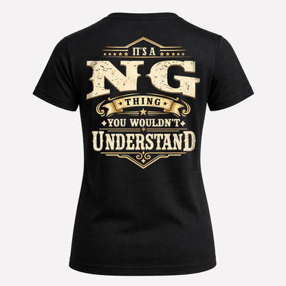 NG HH-F003–Personalized Name Quote Apparel “It’s an NAME Thing You Wouldn’t Understand”