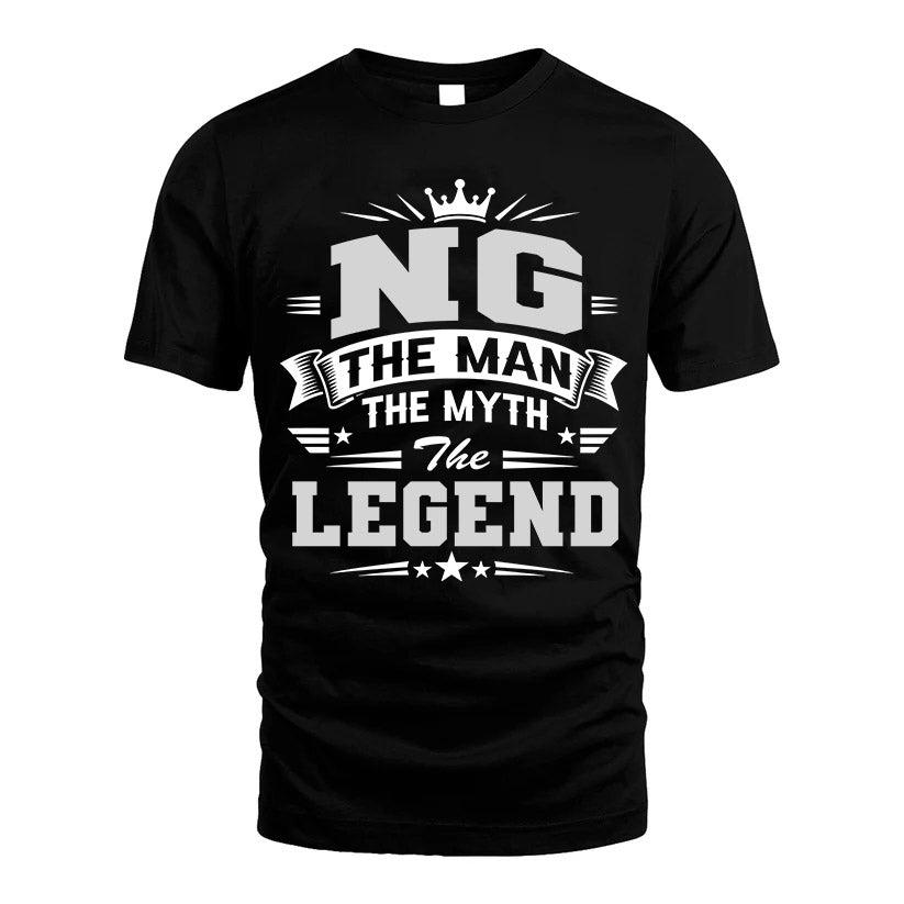 NG HH F004 The Man The Myth The Legend Personalized Shirt – Gift for Men