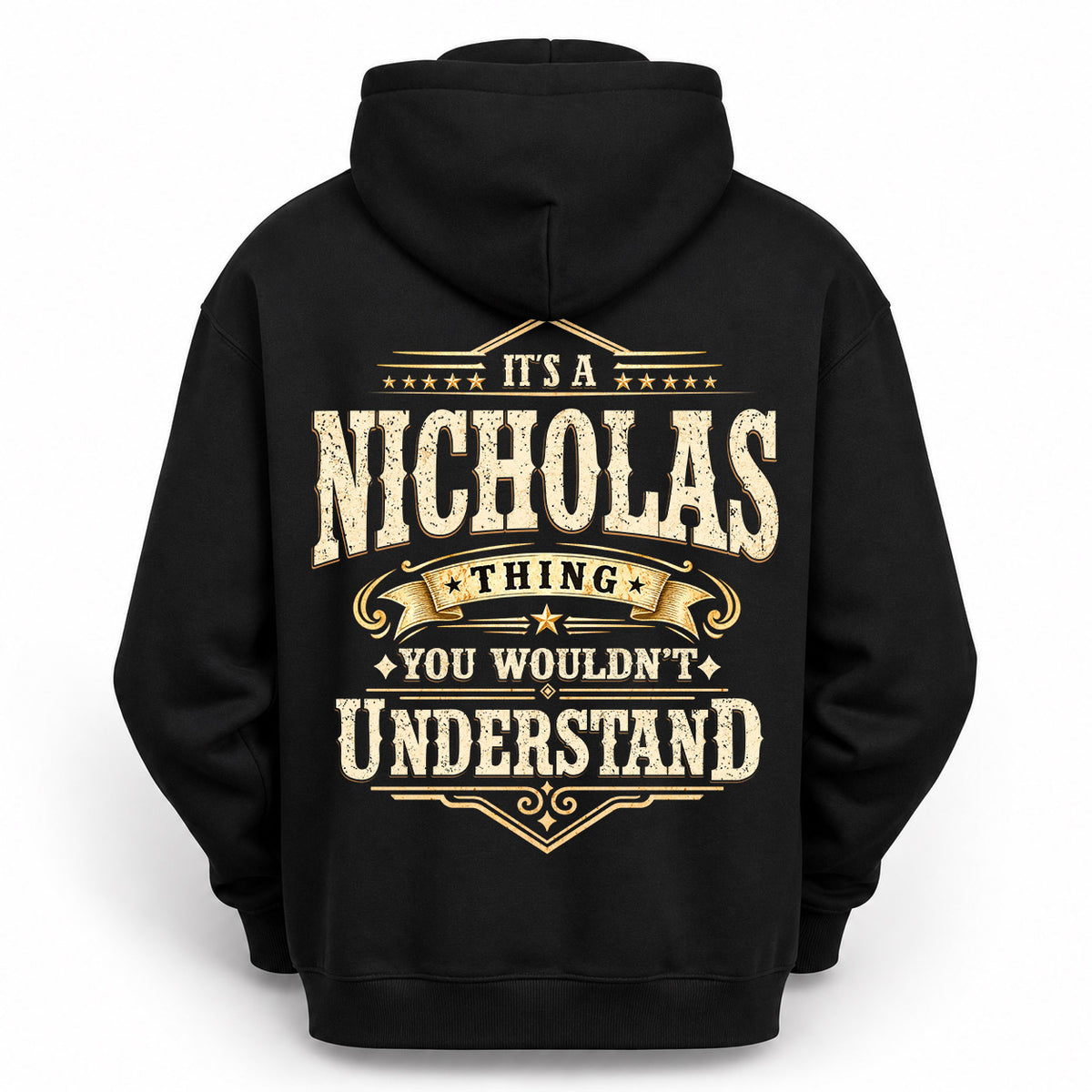NICHOLAS HH-F003–Personalized Name Quote Apparel “It’s an NAME Thing You Wouldn’t Understand”