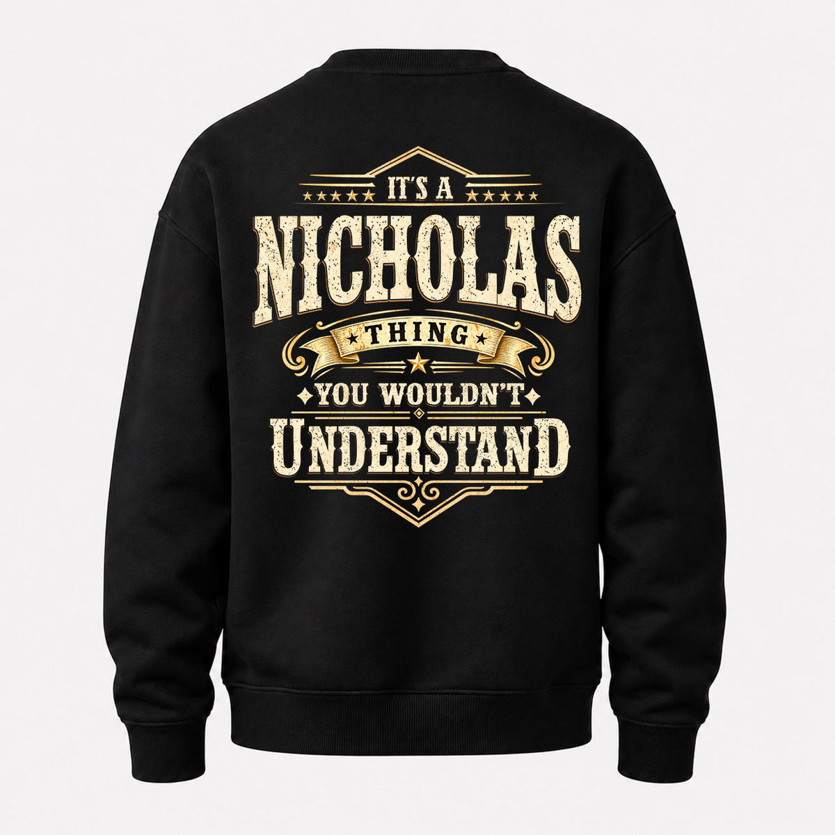 NICHOLAS HH-F003–Personalized Name Quote Apparel “It’s an NAME Thing You Wouldn’t Understand”