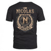 NICOLAS 2K-101–Personalized Name Quote Apparel “I Am NAME May Not Be Perfect But I Am Limited Edition”