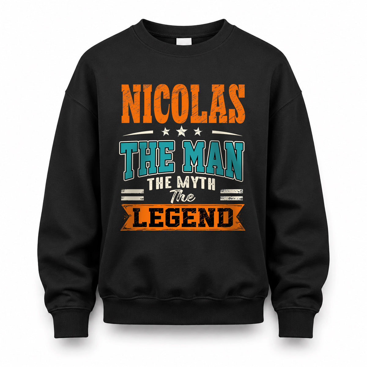 NICOLAS HH F007 The Man The Myth The Legend Personalized Shirt – Gift for Men