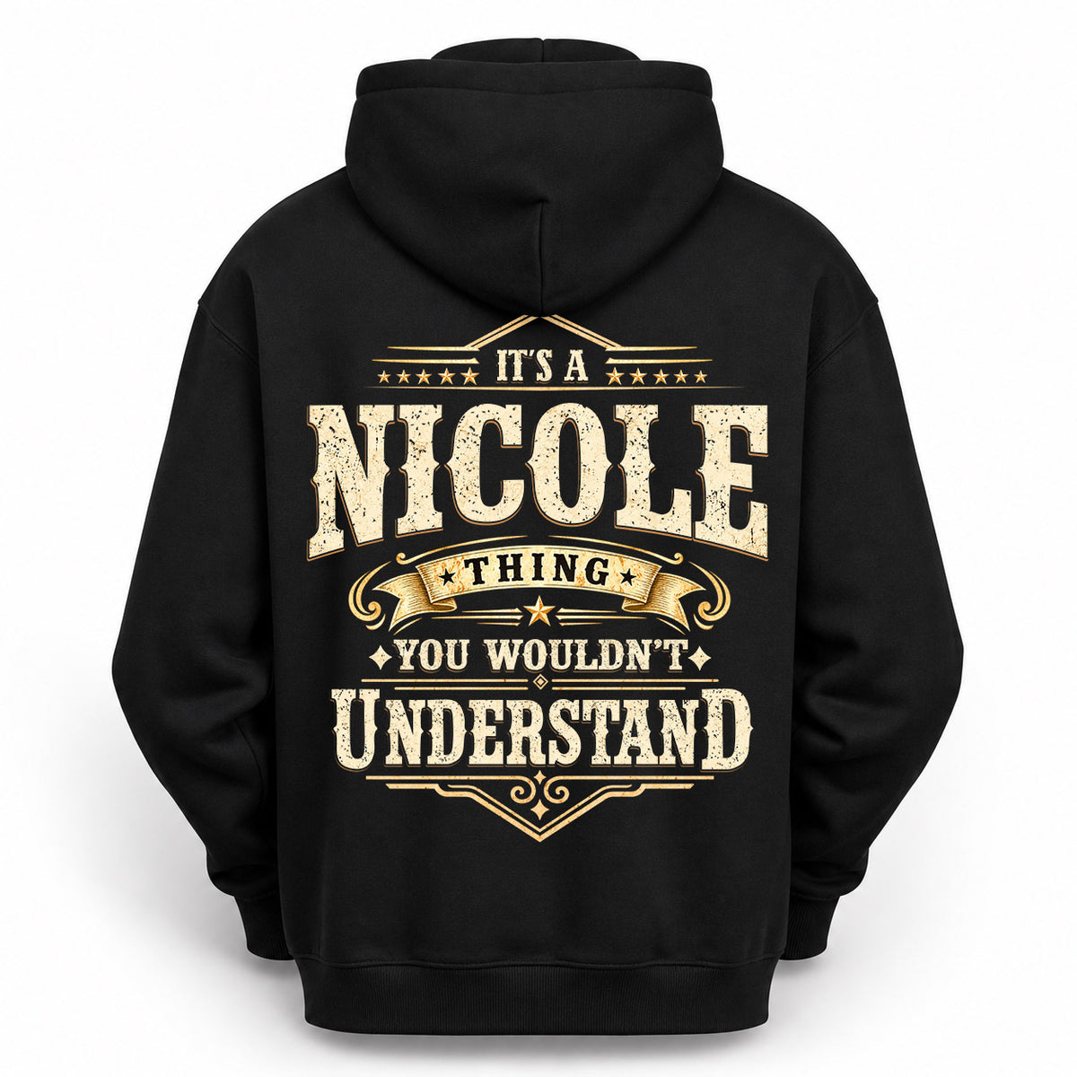 NICOLE HH-F003–Personalized Name Quote Apparel “It’s an NAME Thing You Wouldn’t Understand”