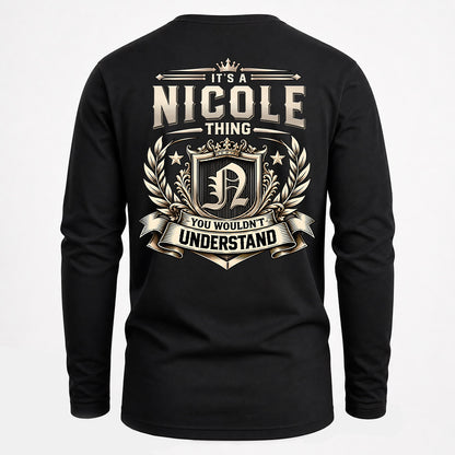 NICOLE HH-F006 Thing Personalized Name T Shirt – You Wouldn’t Understand