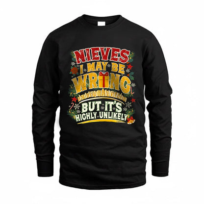 NIEVES HH-F010 Personalized Name Funny Tshirt
