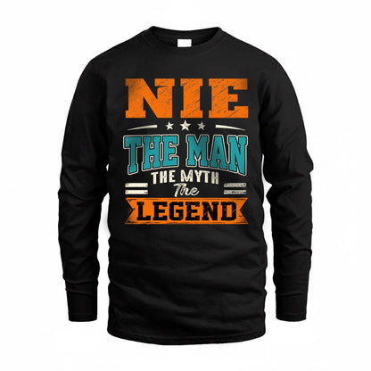 NIE HH F007 The Man The Myth The Legend Personalized Shirt – Gift for Men