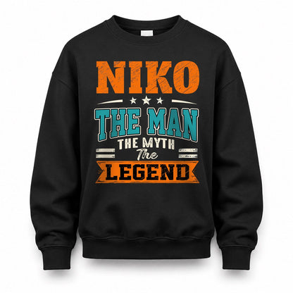 NIKO HH F007 The Man The Myth The Legend Personalized Shirt – Gift for Men