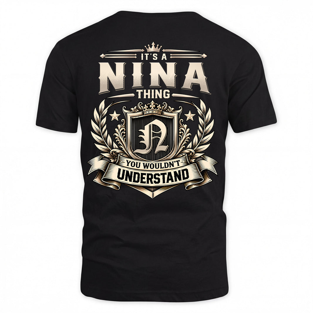 NINA HH-F006 Thing Personalized Name T Shirt – You Wouldn’t Understand