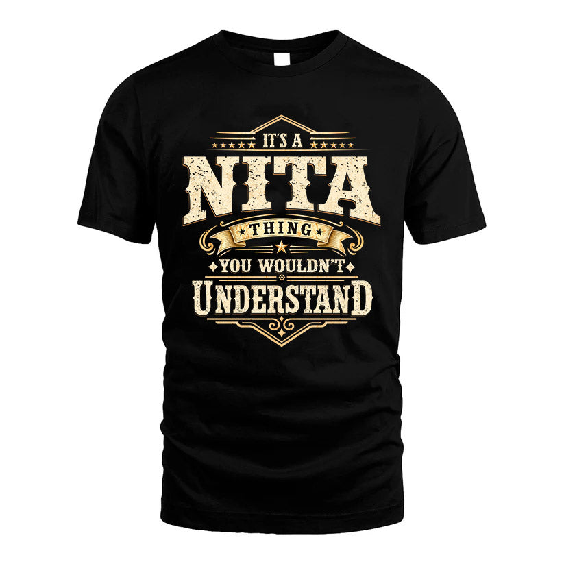 NITA HH-F009–Personalized Name Quote Apparel “It’s an NAME Thing You Wouldn’t Understand”