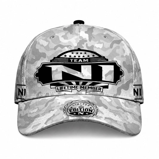 NI TC01 HH79 Team Your Name Hat, Personalized Camo Baseball Cap, Custom Family Gift, Gift for Him Her