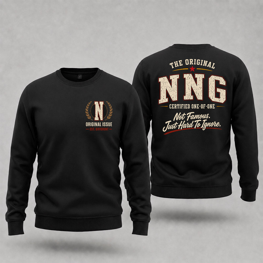 NNG W65-F6-168 – Personalized Original Issue Apparel “The Original NAME Certified One-of-One"