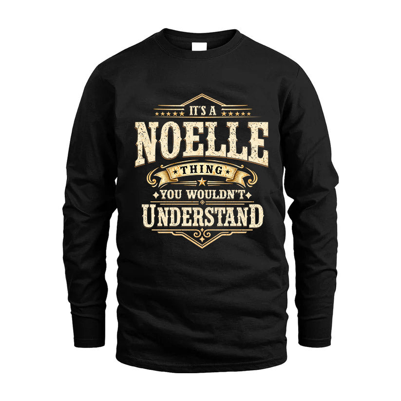 NOELLE HH-F009–Personalized Name Quote Apparel “It’s an NAME Thing You Wouldn’t Understand”