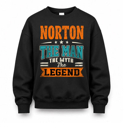 NORTON HH F007 The Man The Myth The Legend Personalized Shirt – Gift for Men