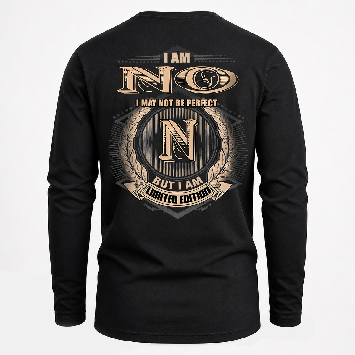 NO 2K-101–Personalized Name Quote Apparel “I Am NAME May Not Be Perfect But I Am Limited Edition”