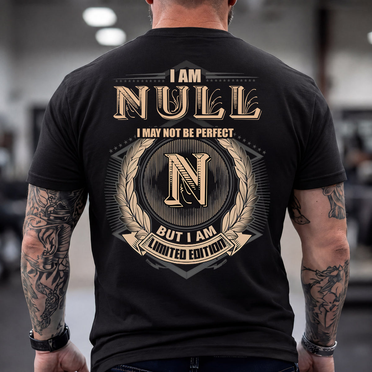 NULL 2K-101–Personalized Name Quote Apparel “I Am NAME May Not Be Perfect But I Am Limited Edition”