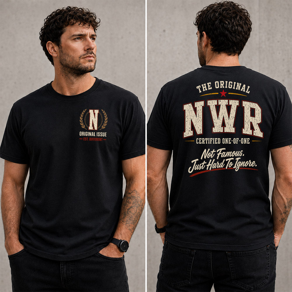 NWR W65-F6-168 – Personalized Original Issue Apparel “The Original NAME Certified One-of-One"