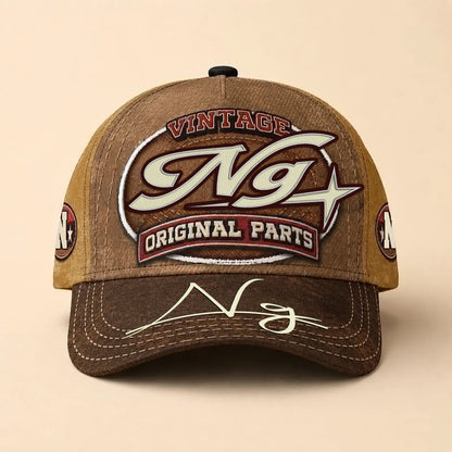 NG TC02 HH79  Personalized Name Baseball Cap, Vintage Retro Hat, Custom Gift for Him & Her