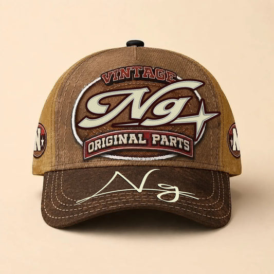 NG TC02 HH79  Personalized Name Baseball Cap, Vintage Retro Hat, Custom Gift for Him & Her