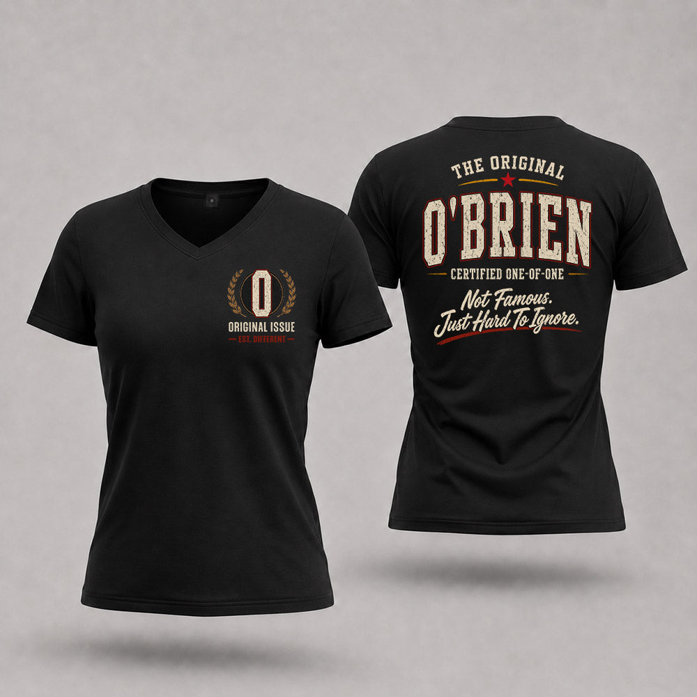 O-BRIEN W65-F6-168 – Personalized Original Issue Apparel “The Original NAME Certified One-of-One"