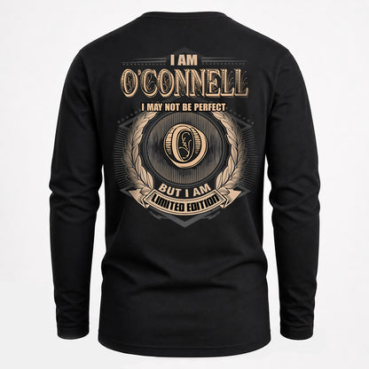 O-CONNELL 2K-101–Personalized Name Quote Apparel “I Am NAME May Not Be Perfect But I Am Limited Edition”