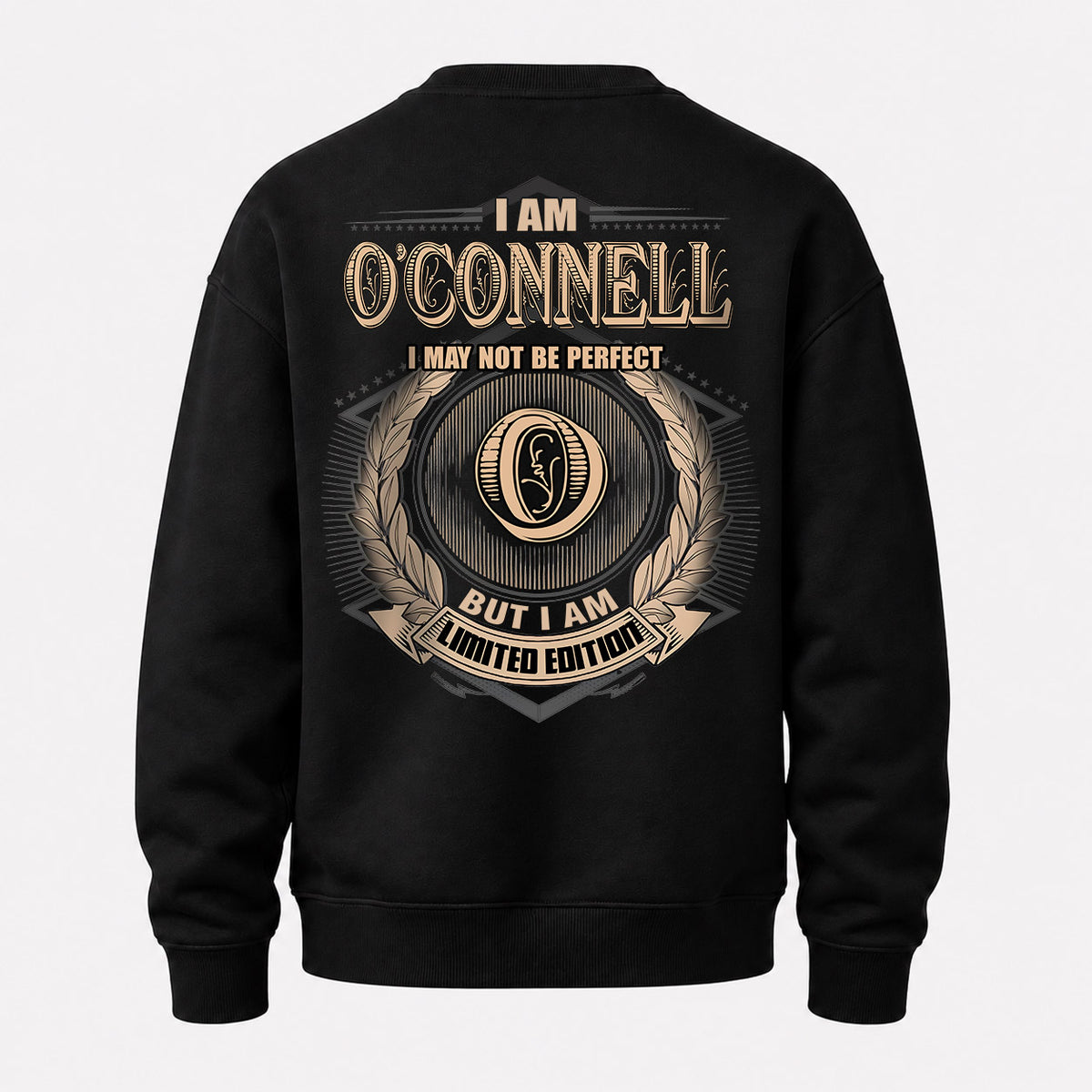 O-CONNELL 2K-101–Personalized Name Quote Apparel “I Am NAME May Not Be Perfect But I Am Limited Edition”