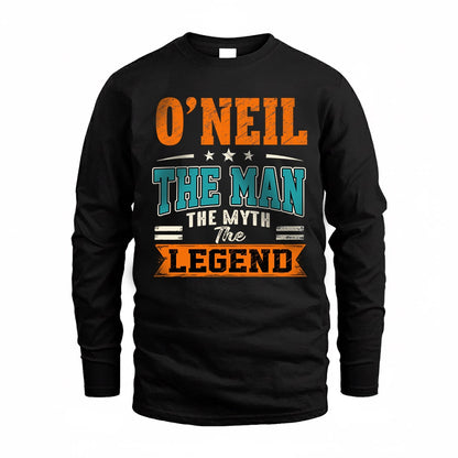 O-NEIL HH F007 The Man The Myth The Legend Personalized Shirt – Gift for Men