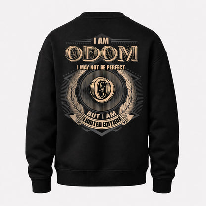 ODOM 2K-101–Personalized Name Quote Apparel “I Am NAME May Not Be Perfect But I Am Limited Edition”