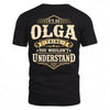 OLGA HH-F003–Personalized Name Quote Apparel “It’s an NAME Thing You Wouldn’t Understand”