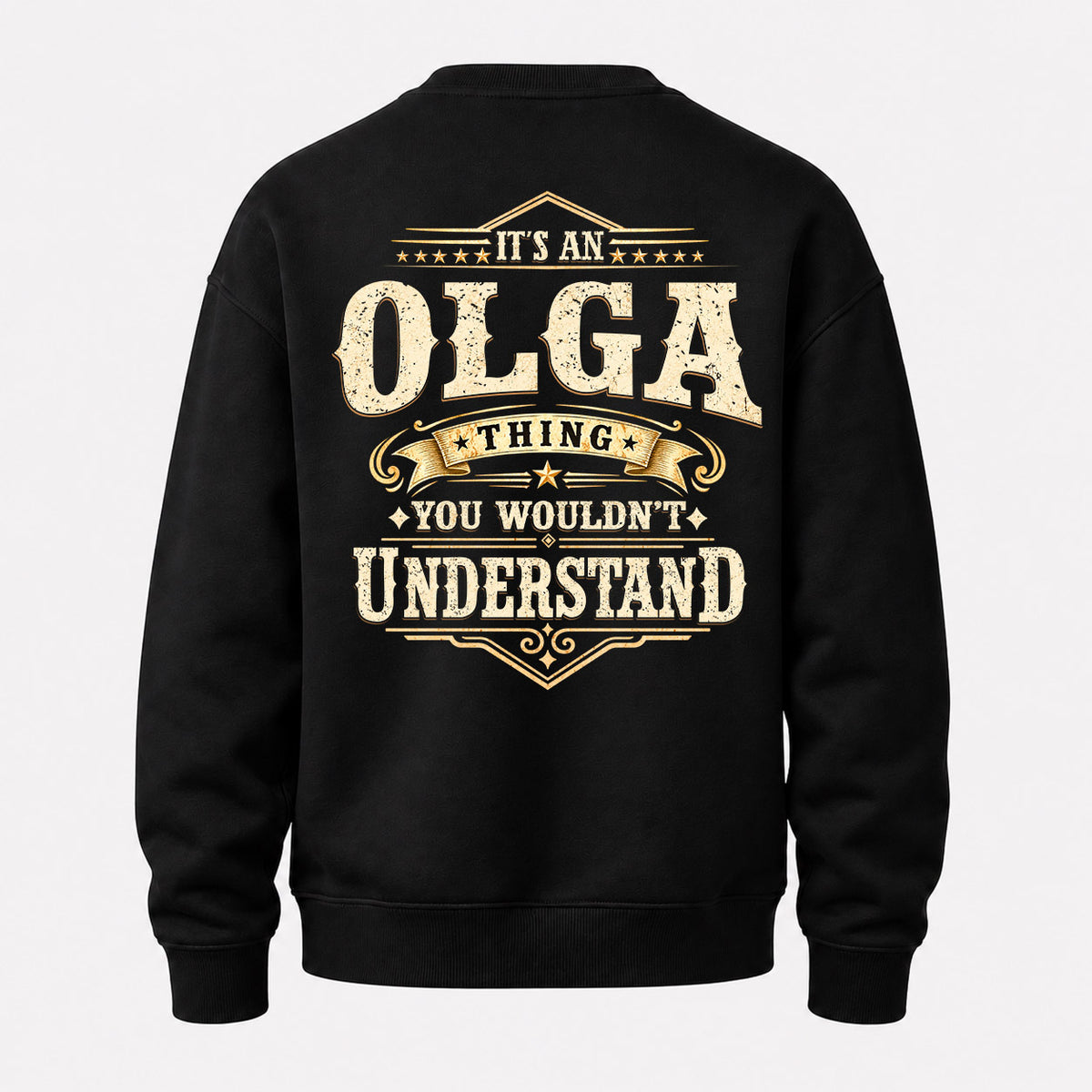 OLGA HH-F003–Personalized Name Quote Apparel “It’s an NAME Thing You Wouldn’t Understand”