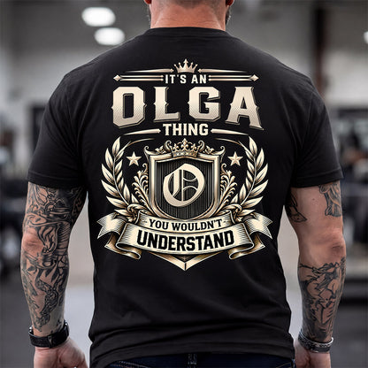 OLGA HH-F006 Thing Personalized Name T Shirt – You Wouldn’t Understand