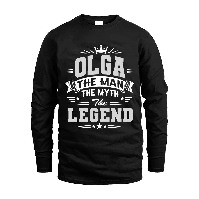 OLGA HH F004 The Man The Myth The Legend Personalized Shirt – Gift for Men