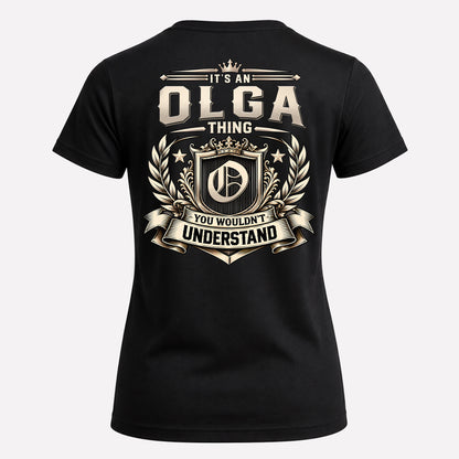 OLGA HH-F006 Thing Personalized Name T Shirt – You Wouldn’t Understand