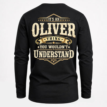 OLIVER HH-F003–Personalized Name Quote Apparel “It’s an NAME Thing You Wouldn’t Understand”