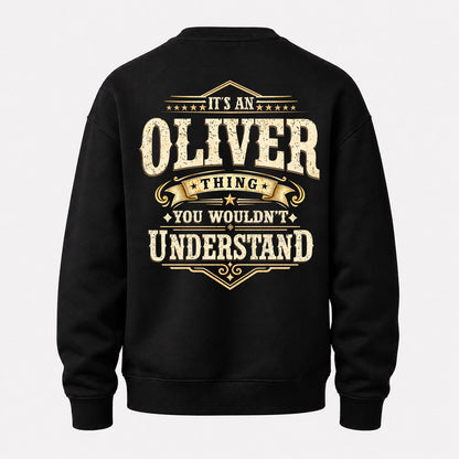 OLIVER HH-F003–Personalized Name Quote Apparel “It’s an NAME Thing You Wouldn’t Understand”